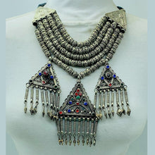 Load image into Gallery viewer, Handmade Tribal Tuareg Necklace With Beads
