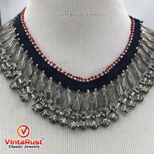 Load image into Gallery viewer, Handmade Tribal Vintage Silver Statement Necklace
