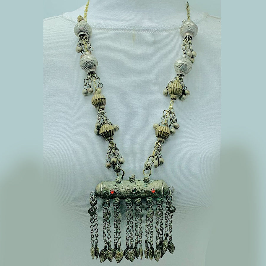 Handmade Vintage Amulet Style Pendant Necklace