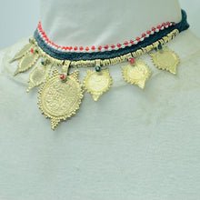 Load image into Gallery viewer, Handmade Vintage Coins Choker Necklace
