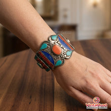 Load image into Gallery viewer, Handmade Nepalese Vintage Cuff Bracelet
