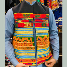 Load image into Gallery viewer, Handmade Waistcoat With Multicolor Embroidery
