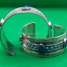 Load image into Gallery viewer, Handmade Tribal Lapis Lazuli Stones Bracelet
