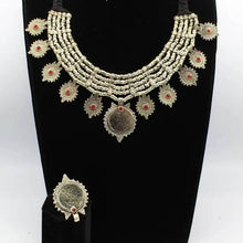 Load image into Gallery viewer, Handmade Gold Coins Chokers And Earrings with Jewelry Set
