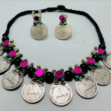 Load image into Gallery viewer, Vintage Coins Antique Choker Necklace
