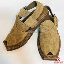 Load image into Gallery viewer, Handwoven Genuine Leather Peshawari Chappal
