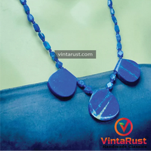 Load image into Gallery viewer, Lapis Lazuli Gemstone Beaded Necklace
