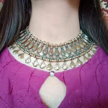 Load image into Gallery viewer, Vintage Afghan Stylish Tribal Choker Necklace
