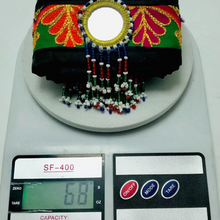 Load image into Gallery viewer, Afghan Handmade Embroidered Work Belt, Mirrors Beads
