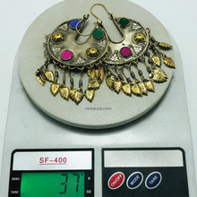 Load image into Gallery viewer, Kuchi Handmade Tribal Hoop Earrings
