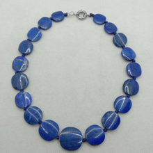 Load image into Gallery viewer, Lapis Lazuli Beaded Tribal Stone Choker Necklace
