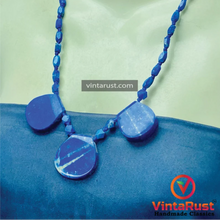 Load image into Gallery viewer, Lapis Lazuli Gemstone Beaded Necklace
