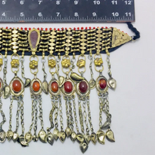 Load image into Gallery viewer, Handmade Choker Necklace with Dangling Tassels
