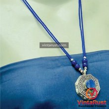 Load image into Gallery viewer, Blue Lapis Lazuli Stone Pendant Necklace

