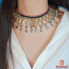 Load image into Gallery viewer, Vintage Tribal Boho Bib Choker  Necklace
