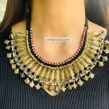 Load image into Gallery viewer, Vintage Tribal Boho Bib Choker  Necklace
