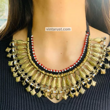 Load image into Gallery viewer, Vintage Tribal Boho Bib Choker  Necklace
