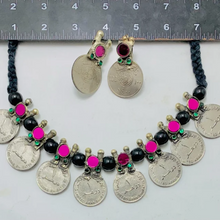 Load image into Gallery viewer, Vintage Coins Antique Choker Necklace
