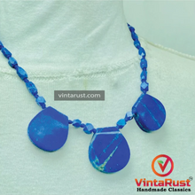 Load image into Gallery viewer, Lapis Lazuli Gemstone Beaded Necklace

