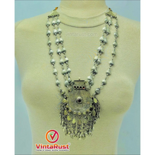 Load image into Gallery viewer, Vintage Massive Antique Jewelry Pendant Necklace
