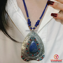 Load image into Gallery viewer, Trendy Lapis Lazuli Pendant Necklace
