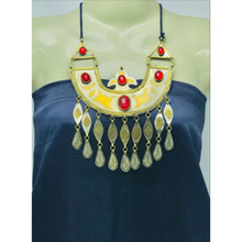 Load image into Gallery viewer, Vintage Long Chain Turkman Pendant Necklace
