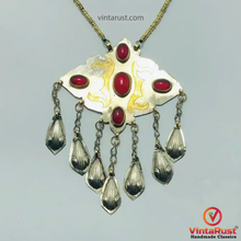 Load image into Gallery viewer, Vintage Turkmen Dangling Pendant Necklace
