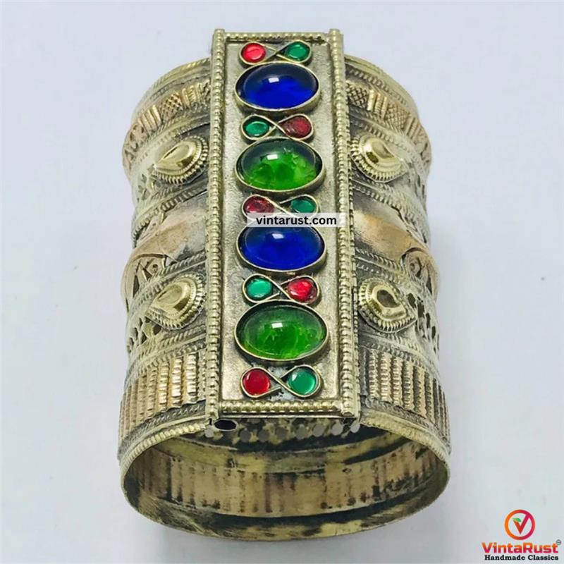 Vintage Wide Big Bohemian Cuff Bracelet