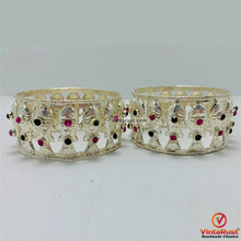 Load image into Gallery viewer, Boho Handmade Silver Cuff Bracelet
