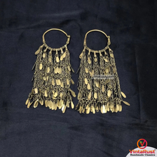 Load image into Gallery viewer, Vintage Silver Kuchi Dangle Earrings
