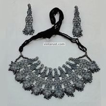 Load image into Gallery viewer, Indian Style Handmade Oxidized Silver Jewelry Set
