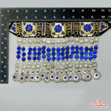 Load image into Gallery viewer, Kuchi Blue Glass Coin Jewelry Set
