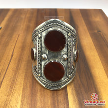 Load image into Gallery viewer, Kuchi Tribal Brown Stone Boho Bracelet
