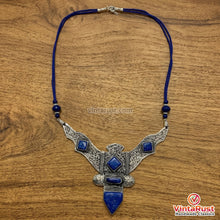 Load image into Gallery viewer, Lapis Lazuli Nepalese Triangular Pendant Necklace
