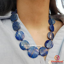 Load image into Gallery viewer, Lapis Lazuli Beaded Stone Choker Necklace
