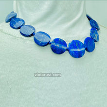 Load image into Gallery viewer, Lapis Lazuli Beaded Stone Choker Necklace
