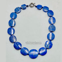 Load image into Gallery viewer, Lapis Lazuli Beaded Stone Choker Necklace
