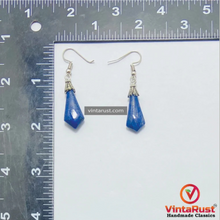 Load image into Gallery viewer, Lapis Lazuli Gemstone Dangle Earrings

