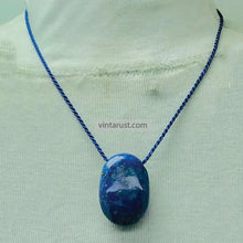 Load image into Gallery viewer, Lapis Lazuli Gemstone Oval Shape Pendant Necklace
