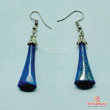 Load image into Gallery viewer, Lapis Lazuli Gemstone Dangle Earrings
