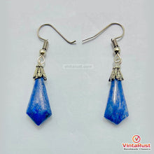 Load image into Gallery viewer, Lapis Lazuli Gemstone Dangle Earrings
