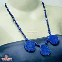 Load image into Gallery viewer, Lapis Lazuli Gemstone Beaded Necklace
