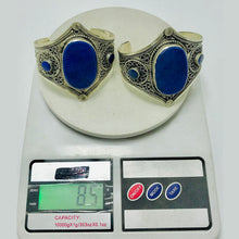 Load image into Gallery viewer, Lapis Lazuli Stone Handmade Cuff Bracelet
