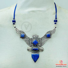 Load image into Gallery viewer, Lapis Lazuli Nepalese Triangular Pendant Necklace
