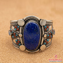 Load image into Gallery viewer, Lapis Lazuli Stones Bracelet With Beads
