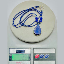 Load image into Gallery viewer, Lapis Lazuli Tear Drop Shape Pendant Necklace
