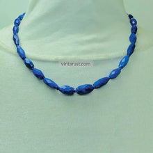 Load image into Gallery viewer, Lapis Stone  Beaded Unisex Necklace
