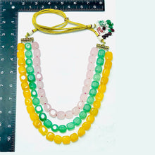 Load image into Gallery viewer, Multicolor Layered Stone Beaded Necklace
