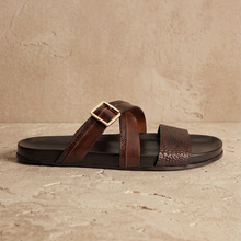 Load image into Gallery viewer, Men's Handmade Leather Slides
