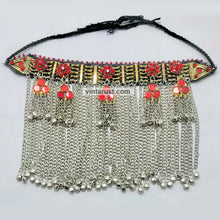 Load image into Gallery viewer, Long Bells Silver Gypsy Choker Necklace
